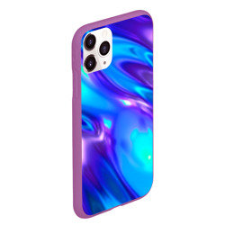 Чехол для iPhone 11 Pro Max матовый Neon Holographic - фото 2