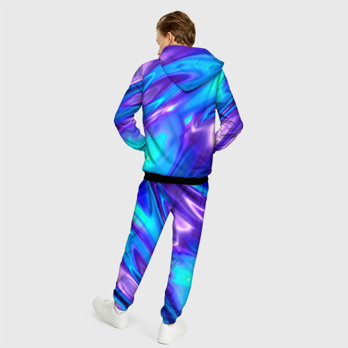 Мужской костюм 3D Neon Holographic, цвет черный - фото 4