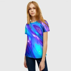 Женская футболка 3D Neon Holographic - фото 2