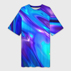 Платье-футболка 3D Neon Holographic