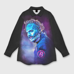 Мужская рубашка oversize 3D Slipknot - Corey Taylor - TGC