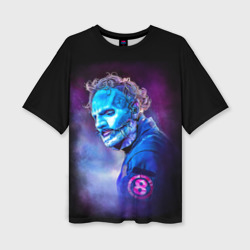 Женская футболка oversize 3D Slipknot - Corey Taylor - TGC