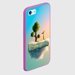 Чехол для iPhone 5/5S матовый Облако в Террарии - фото 2