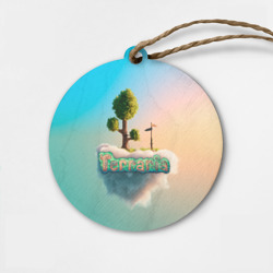 Деревянная игрушка круг Облако в Террарии