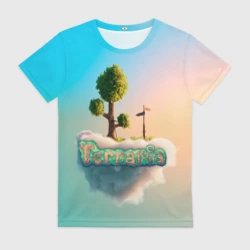 Женская футболка 3D Облако в Террарии