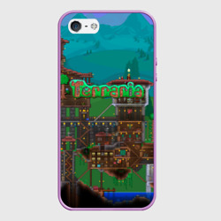 Чехол для iPhone 5/5S матовый Дом в Террарии