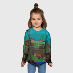 Детский лонгслив 3D Дом в Террарии - фото 2