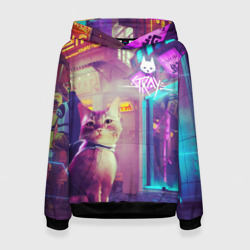 Женская толстовка 3D Stray Кот