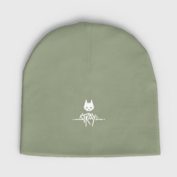 Детская шапка демисезонная Stray cat - логотип 