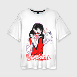 Женская футболка oversize 3D Ikishima Midari - Kakegurui