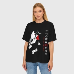 Женская футболка oversize 3D Кагуя Синомия - Kaguya-sama: Love Is War - фото 2