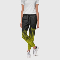 Женские брюки 3D Черный и желтый - коллекция Лучи - Хуф и Ся - фото 2
