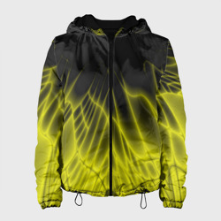 Женская куртка 3D Черный и желтый - коллекция Лучи - Хуф и Ся