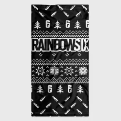 Бандана-труба 3D Чёрный свитер Rainbow Six Siege новогодний 2022 - фото 7