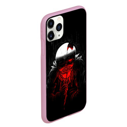 Чехол для iPhone 11 Pro Max матовый Undertale Sans blood rose - фото 2