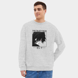 Мужской свитшот oversize без начеса хлопок Хвост Феи Fairy Tail, Зереф Zeref - фото 2