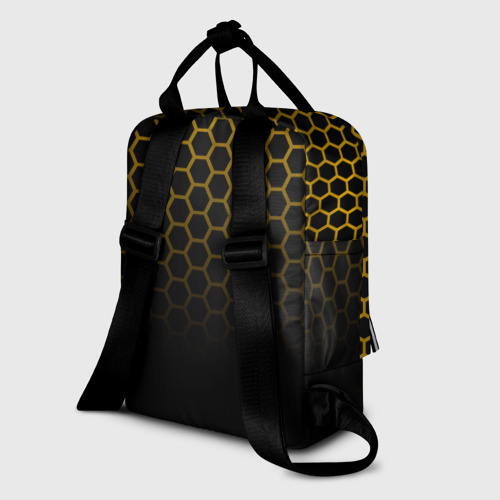 Женский рюкзак 3D Неоновая кольчуга Gold neon - фото 5