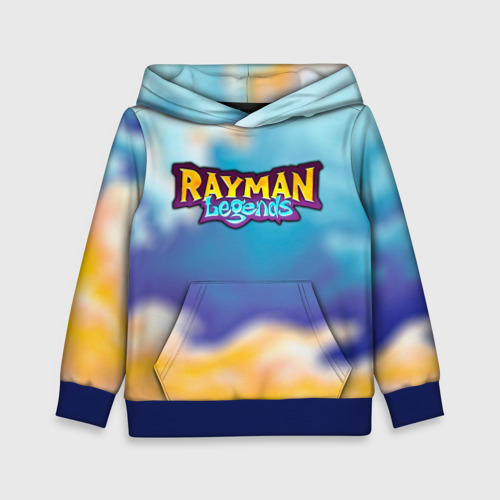 Детская толстовка 3D Rayman Legends Легенды Рэймана, цвет синий
