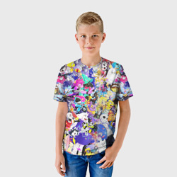Детская футболка 3D Undertale pattern Heroes, все Герои игры - фото 2