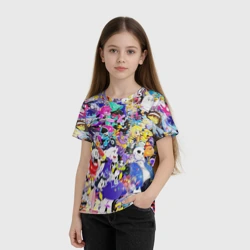 Детская футболка 3D Undertale pattern Heroes, все Герои игры - фото 2