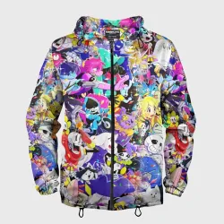 Мужская ветровка 3D Undertale pattern Heroes, все Герои игры