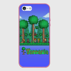 Чехол для iPhone 5/5S матовый Лесок из Террарии