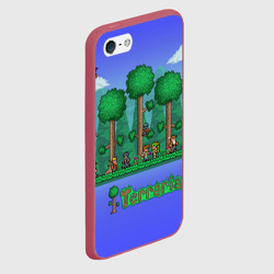 Чехол для iPhone 5/5S матовый Лесок из Террарии - фото 2