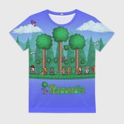 Женская футболка 3D Лесок из Террарии