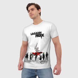 Мужская футболка 3D Viral Theory Lagann Park - фото 2