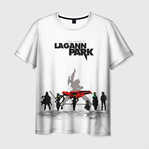 Мужская футболка с принтом Viral Theory Lagann Park, вид спереди №1