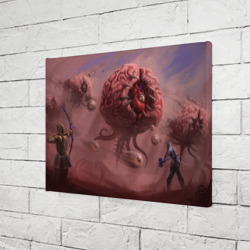 Холст прямоугольный Битва с Блезницами Terraria - фото 2