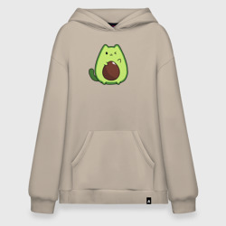 Худи SuperOversize хлопок Avo cat o подмигивает