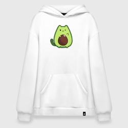 Худи SuperOversize хлопок Avo cat o подмигивает