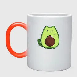 Кружка хамелеон Avo cat o подмигивает