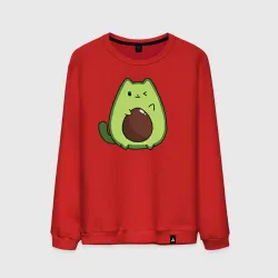 Мужской свитшот хлопок Avo cat o подмигивает