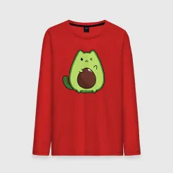 Мужской лонгслив хлопок Avo cat o подмигивает