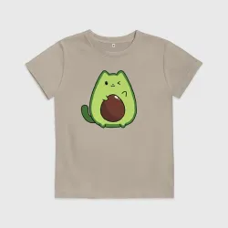 Детская футболка хлопок Avo cat o подмигивает