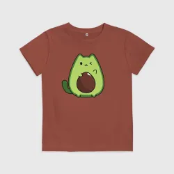 Детская футболка хлопок Avo cat o подмигивает