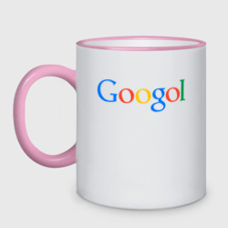 Кружка двухцветная Гоголь Googol