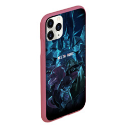 Чехол для iPhone 11 Pro Max матовый Deltarune art башня - фото 2