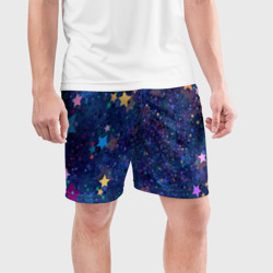 Мужские шорты спортивные Звездное небо мечтателя - фото 2