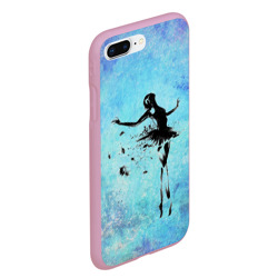 Чехол для iPhone 7Plus/8 Plus матовый Прекрасный силуэт балерины - фото 2