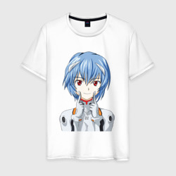 Neon Genesis Evangelion Рей – Мужская футболка хлопок с принтом купить со скидкой в -20%