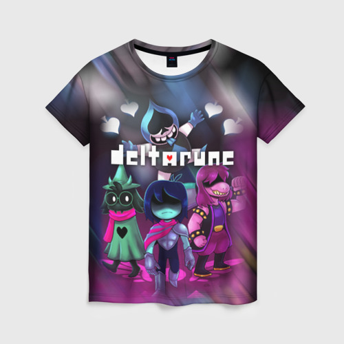 Женская футболка 3D Deltarune Герои в бой!, цвет 3D печать