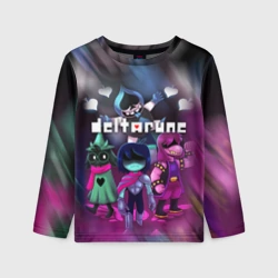 Детский лонгслив 3D Deltarune Герои в бой!