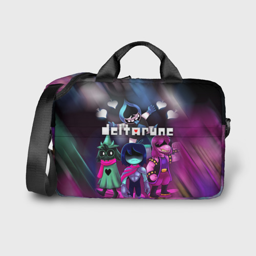 Сумка для ноутбука 3D Deltarune Герои в бой!, цвет 3D печать