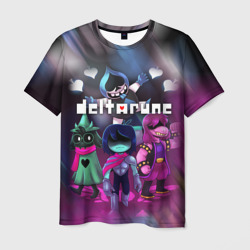 Мужская футболка 3D Deltarune Герои в бой!