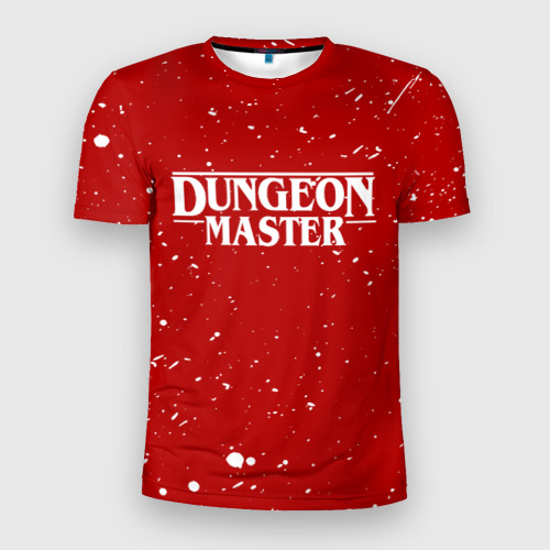 Мужская футболка 3D Slim Dungeon master blood Гачимучи красный, цвет 3D печать