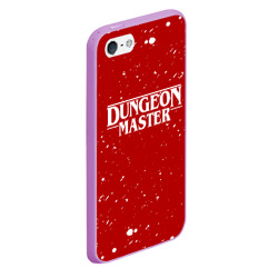 Чехол для iPhone 5/5S матовый Dungeon master blood Гачимучи красный - фото 2