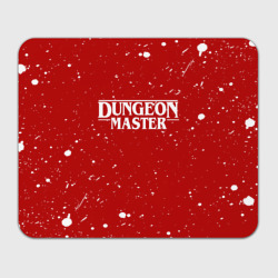 Прямоугольный коврик для мышки Dungeon master blood Гачимучи красный